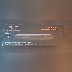 Black Hair Straightener with Ceramic Plates